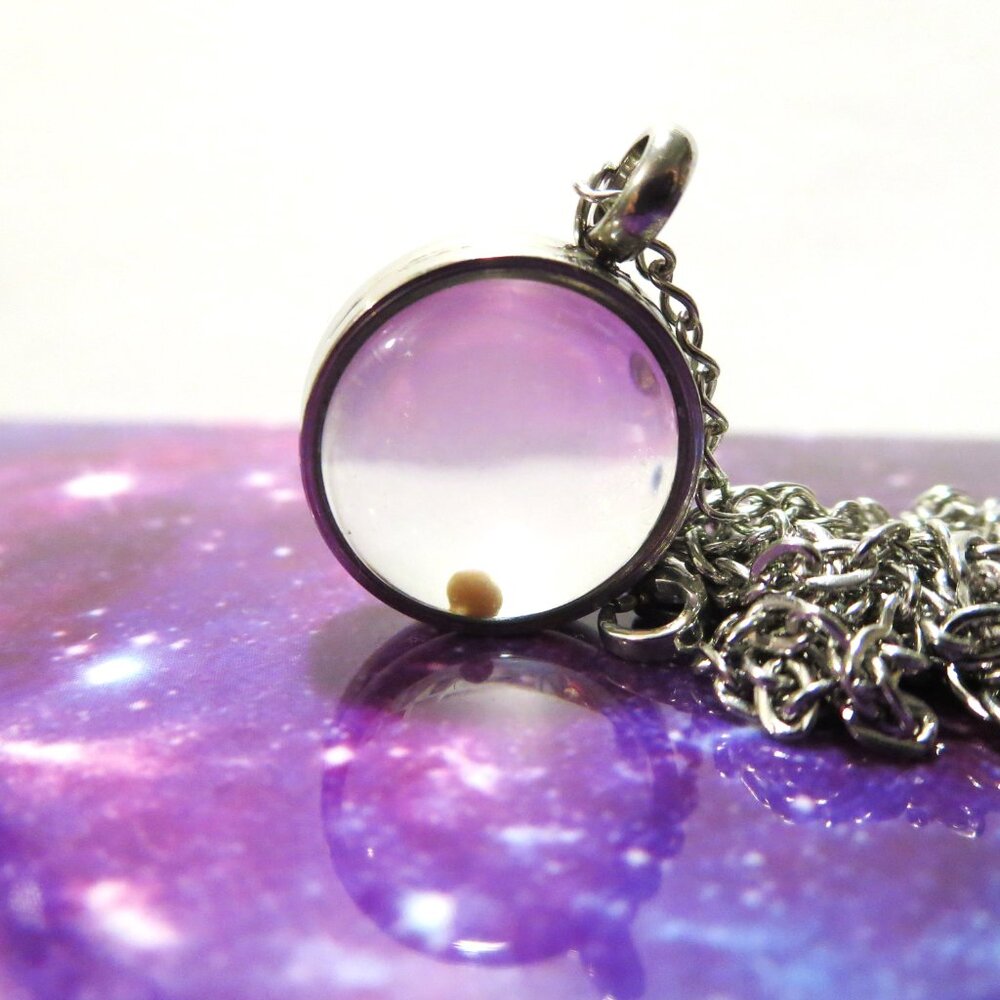 Mustard seed necklace real mustard pendant Faith encouragement Miscarriage gift
